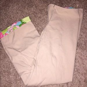 Lily Pulitzer khaki pants